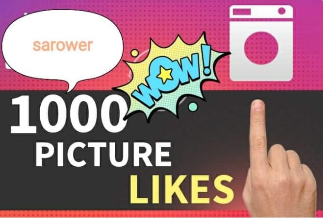 Instant Permanent 1000 Instagram Likes or 100K Views