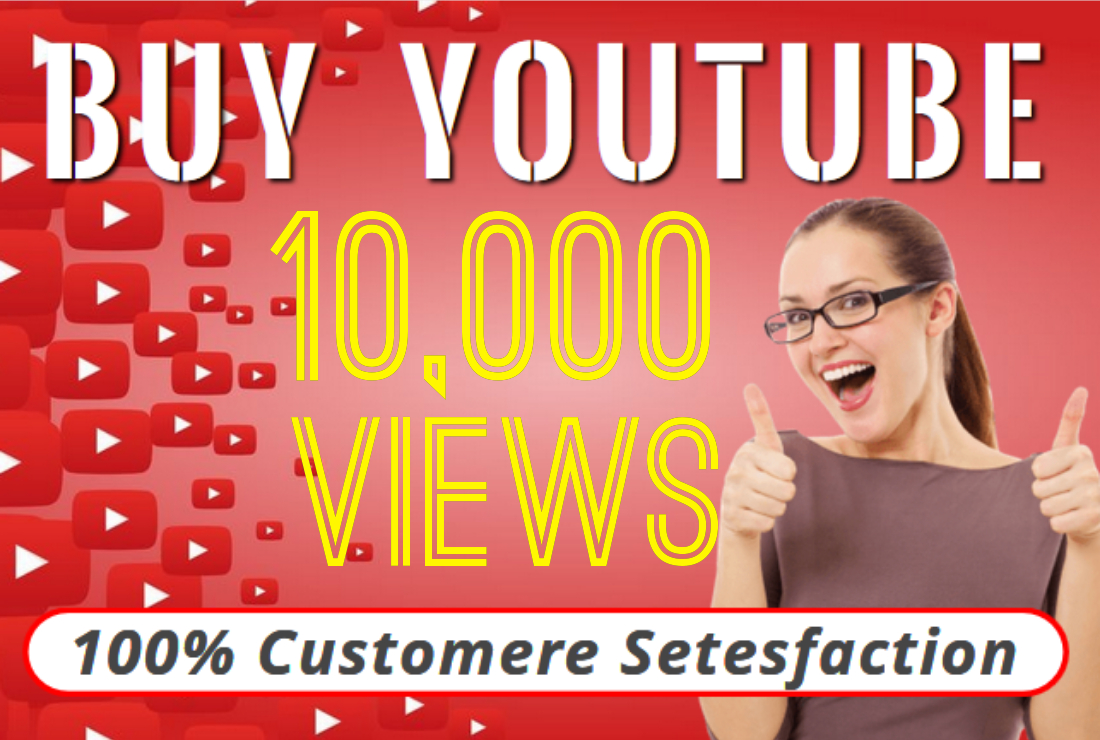I will provide you 10000 YOUTUBE organic views