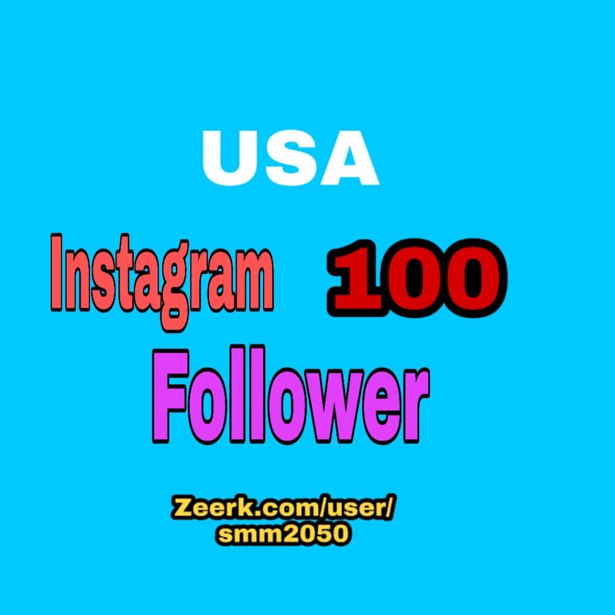 USA 100+ INSTAGRAM FOLLOWERS REAL ORGANIC, HIGH QUALITY PROMOTION WITH NON DROP GUARANTEED