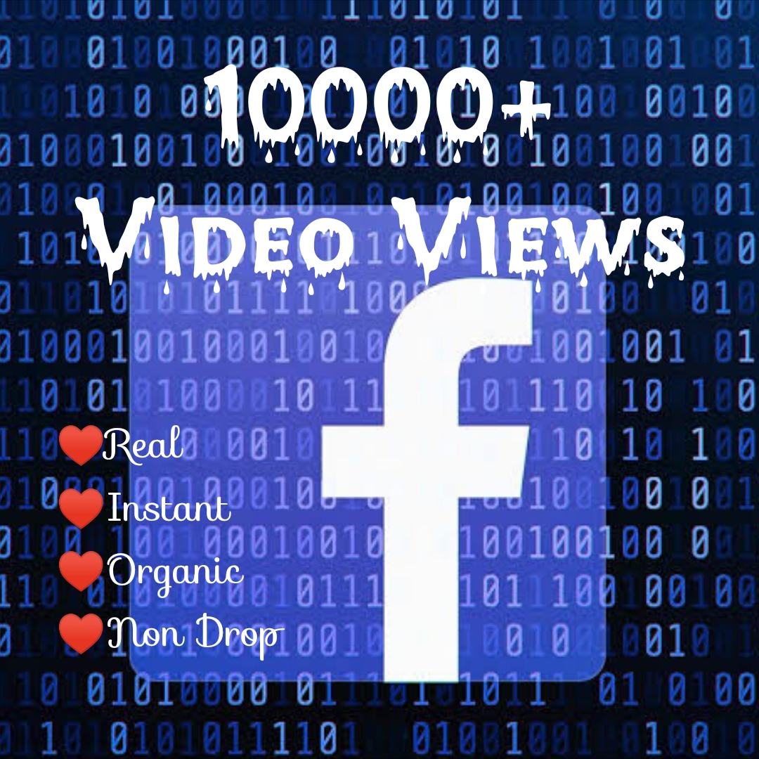 Promote your Facebook Post with 10000+ Video Views at Instant with High quality Promotions,Real and 100% Organic.