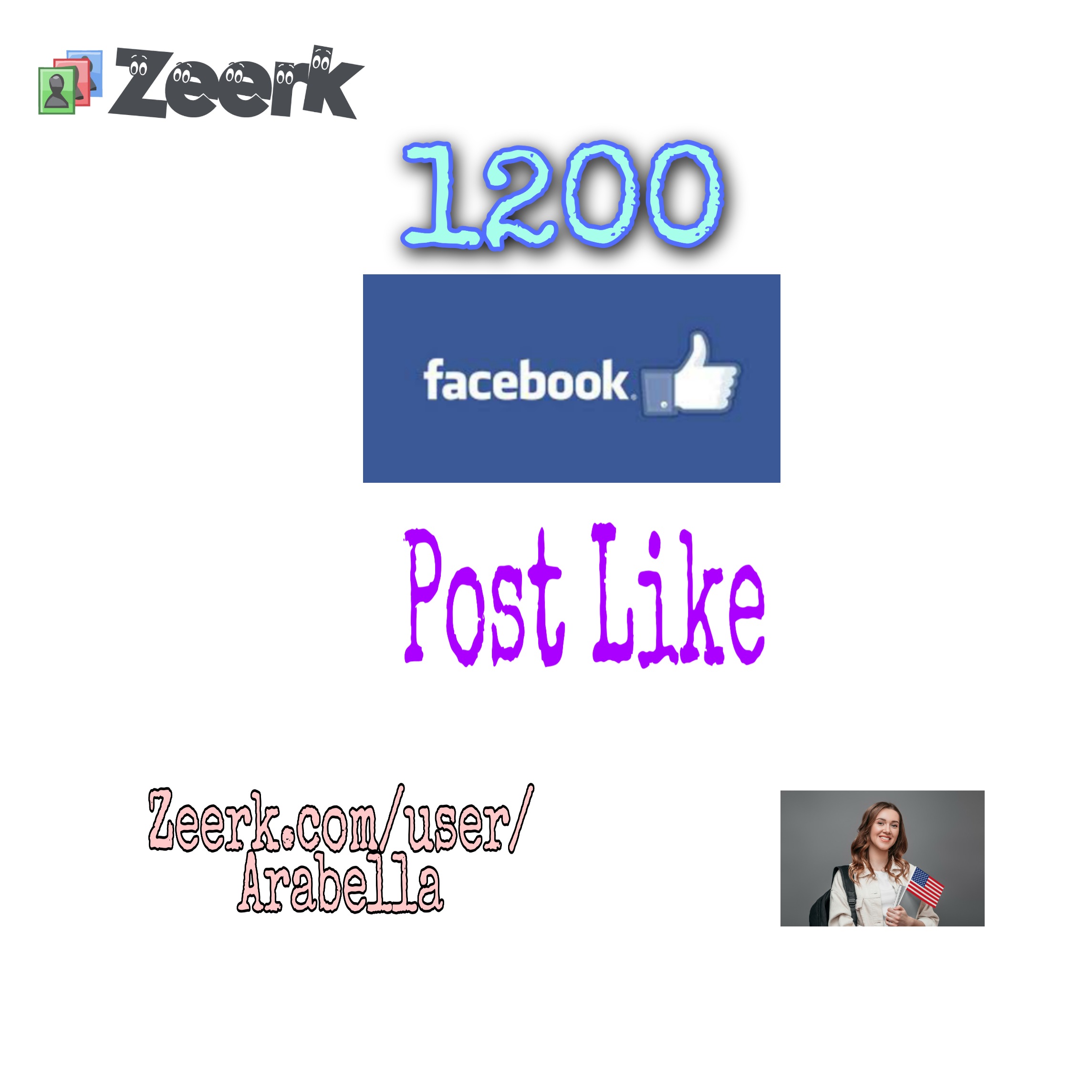 Provide 1200+ Facebook Post Likes Instantly
