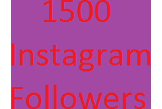 i will Add 1500 Instagram Follower HQ