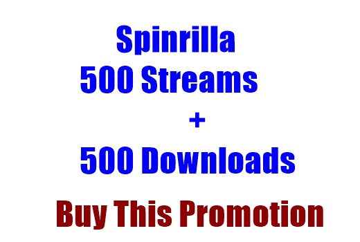 Spinrilla 500 Streams + 500 Downloads