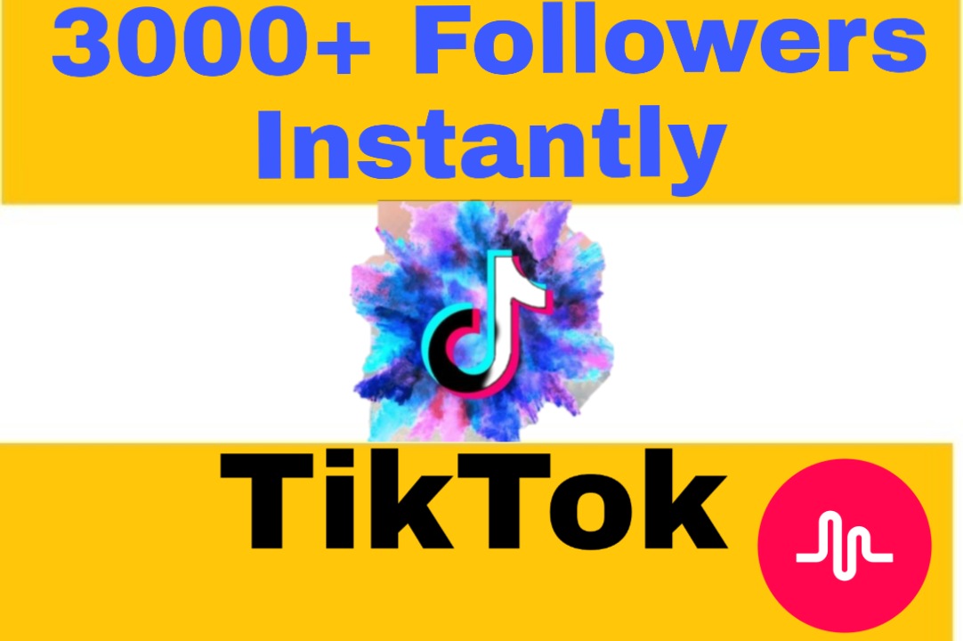 Add 3000+ Non Drop and Premium Quality TikTok Followers Instantly