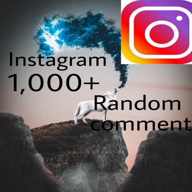 I will get you 500+ Instagram Random comments high quality and fast delivery