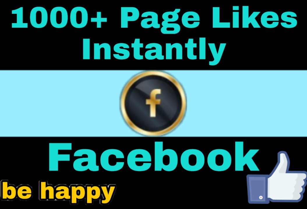 Add 1000+ Organic and Non Drop Facebook Page Likes Instantly