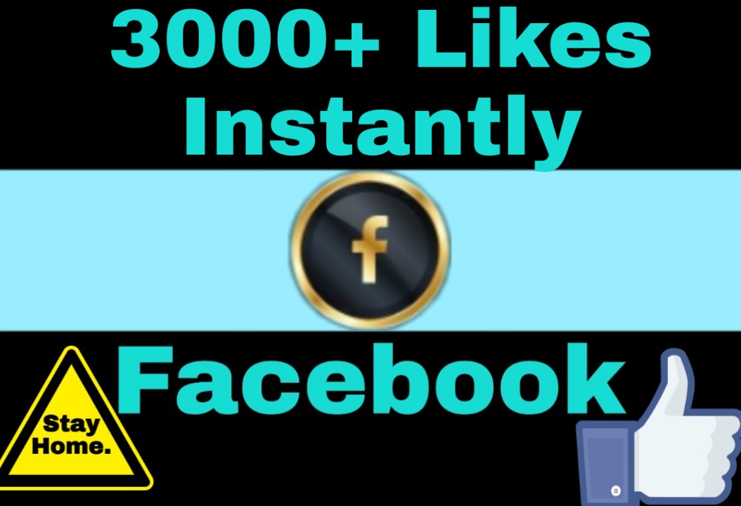 Add 3000+ Non Drop and Premium Quality Facebook Post Likes Instantly