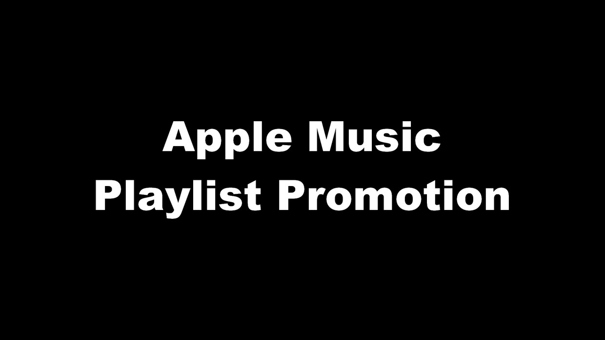 Your track on an Apple Music Playlist playing 24/7 for one month