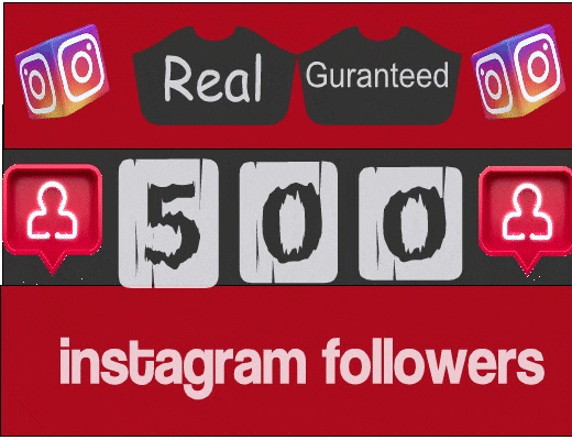 i will Add 500 Instagram Follower , REAL WITH lifetime GUARANTEED-instant start