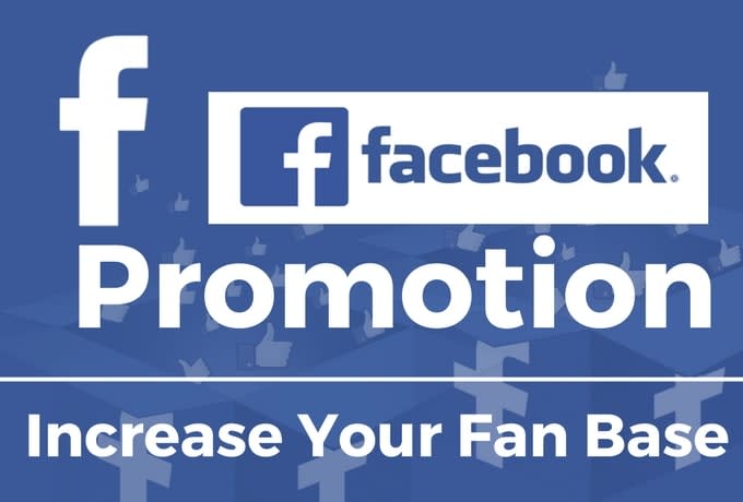 I will provide facebook promotion for your website or product