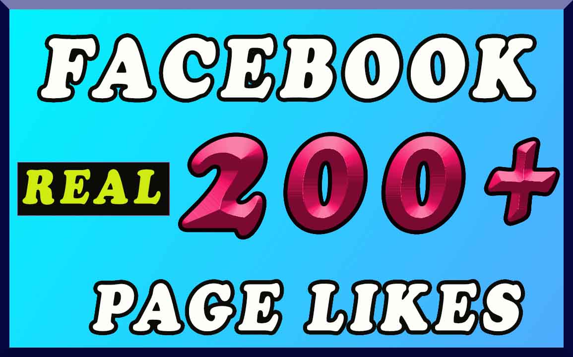 200 + Facebook PAGE LIKES promotion