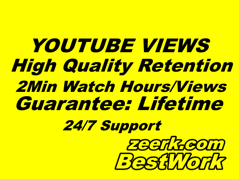 I will Provide 1000 YouTube Views High-Quality Retention 1-2 Min Watch Hours – SEO Views – Google Search