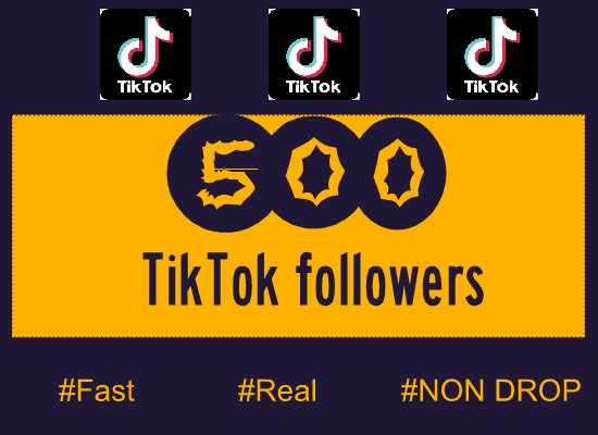 500+ TIKTOK FOLLOWERS NON DROP AND HIGH QUALITY INSTANT START