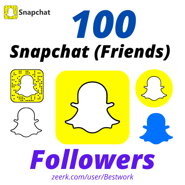 I will Add 100 Snapchat Followers High-Quality Lifetime Guarantee