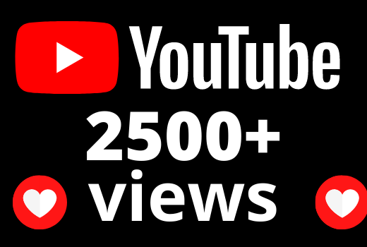 I will add 2500+ views and 42 hours watch time
