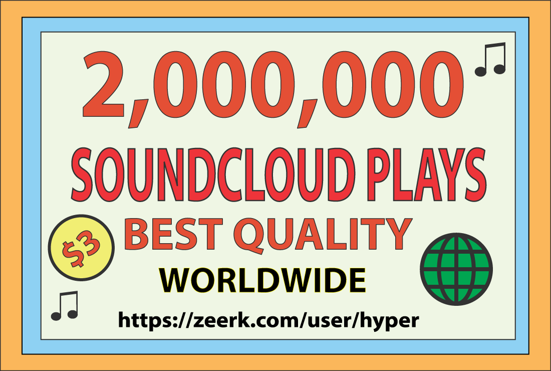 2,000,000 SOUNDCLOUD GLOBAL PLAYS
