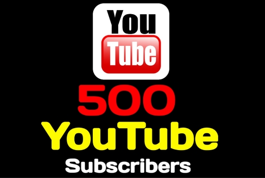 I Will Provide You 500+ Youtube Subscribers Real Non-drop And Permanent Guarantee