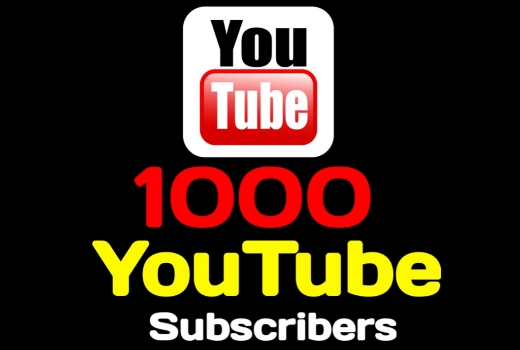 Get 1000+ Youtube Subscribers Real Non-drop And Permanent Guarantee