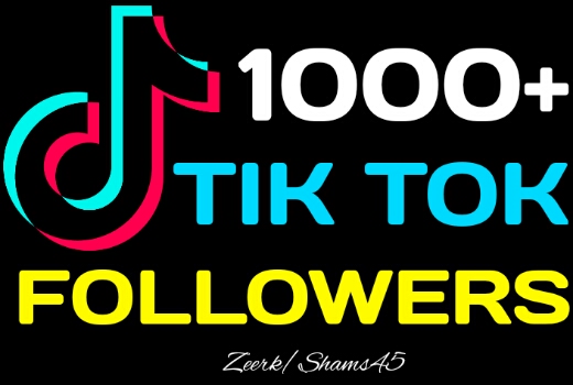 Add 1000+ TikTok Organic Followers, Real Active User, High Quality, Non drop, Lifetime User Guaranteed