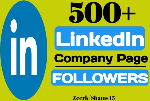Add 500+ Linkedin Company Page Followers instant, organic and real, non-drop, active user guaranteed