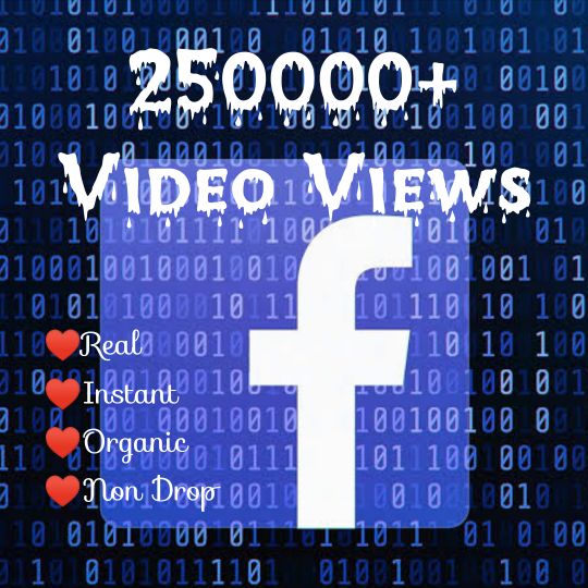 Promote your Facebook Post with 250000+ Video Views at Instant with High quality Promotions,Real and 100% Organic.
