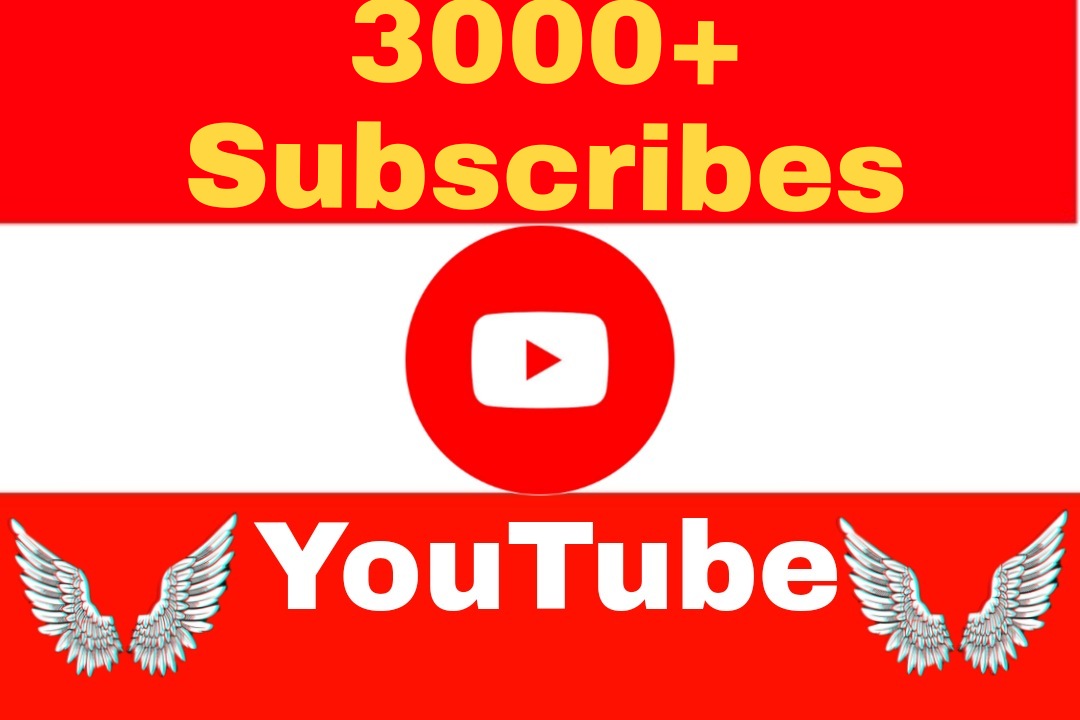 Add 3000+ Organic and 100% Non Drop Subscribes Instantly to Your YouTube Post