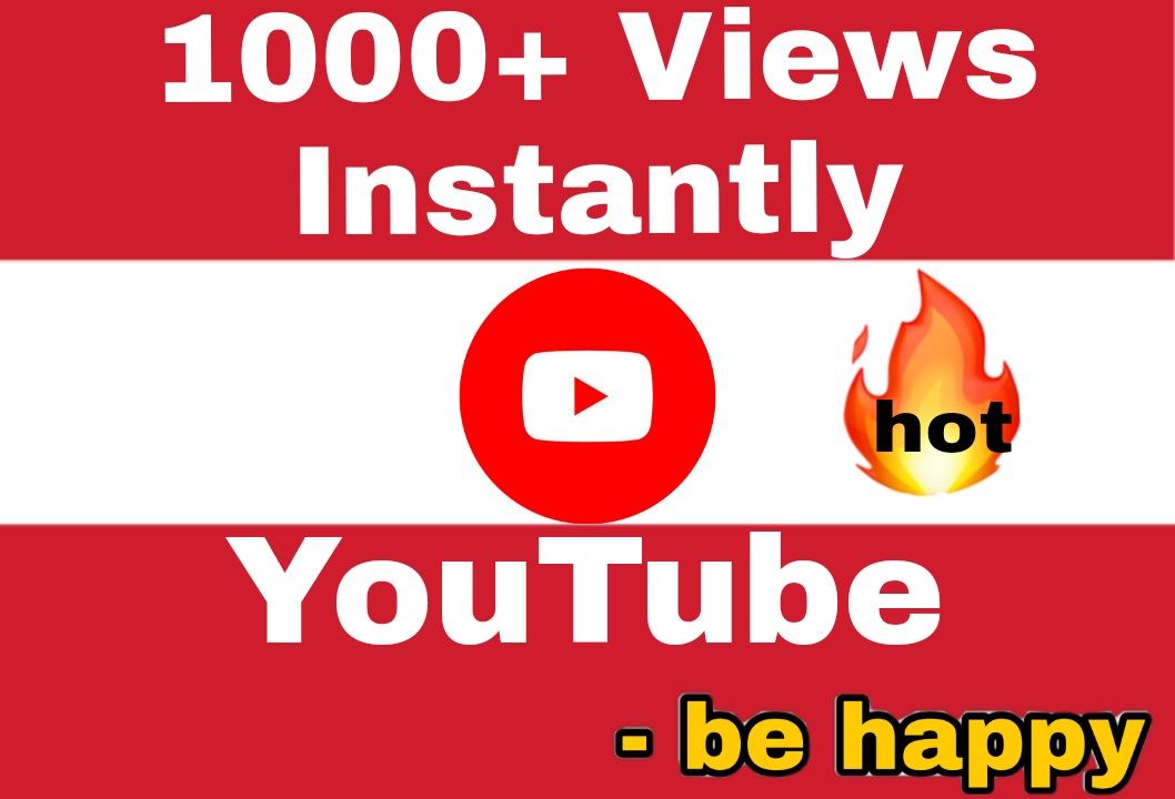 Add 1000+ Premium Quality and Non Drop YouTube Views Instantly