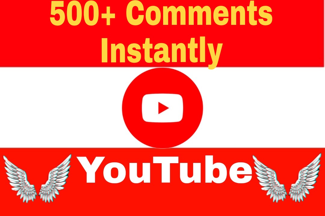 Add 500+ Non Drop and Organics YouTube Comments Instantly