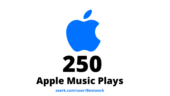 I will add 250 Apple Music Plays Lifetime Guaranteed﻿
