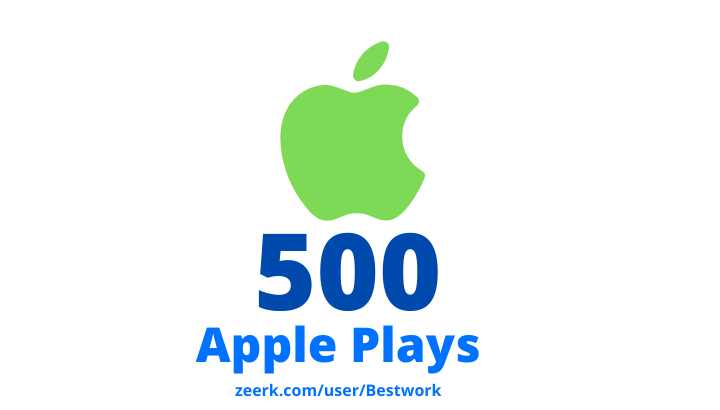 I will add 500 Apple Plays Lifetime Guaranteed﻿