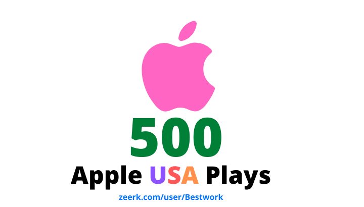 I will add 500 Apple USA Plays Lifetime Guaranteed﻿