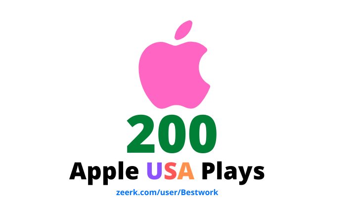 I will add 200 Apple USA Plays Lifetime Guaranteed﻿