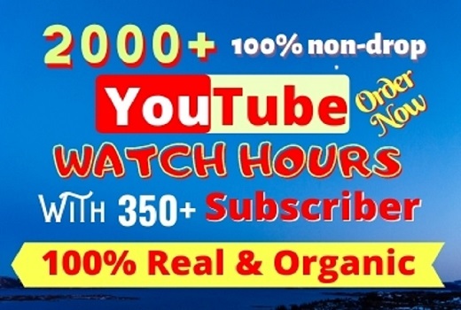 I will increase your YouTube watch hours