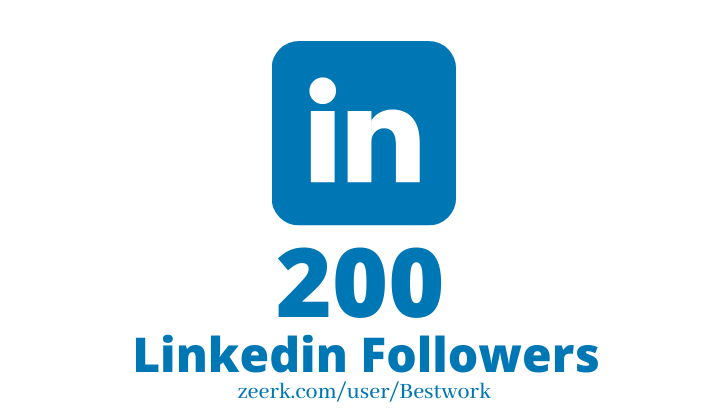 I will Add 200 Linkedin Followers NonDrop Lifetime Guaranteed