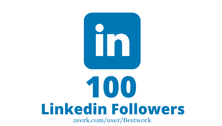 I will Add 100 Linkedin Followers NonDrop Lifetime Guaranteed
