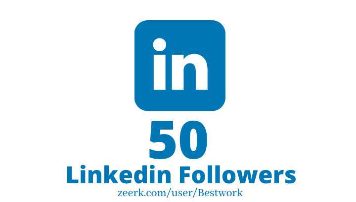 I will Add 50 Linkedin Followers NonDrop Lifetime Guaranteed