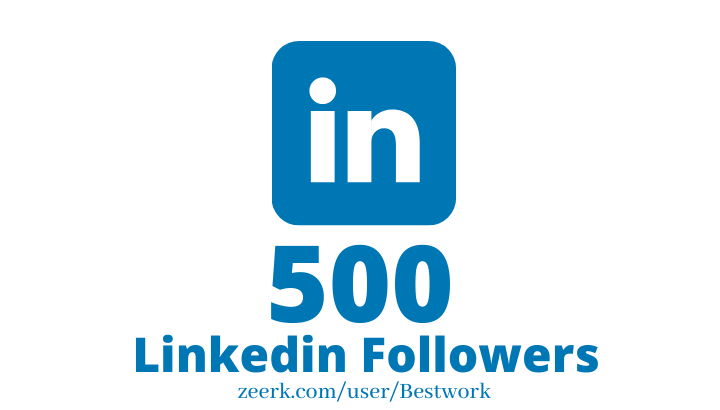 I will Add 500 Linkedin Followers NonDrop Lifetime Guaranteed