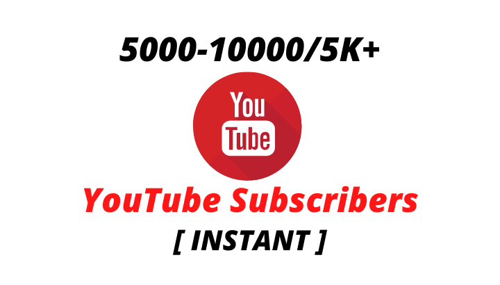 I will give you 5000-10000/5K+ YouTube Subscribers Permanent NonDrop Lifetime Guaranteed