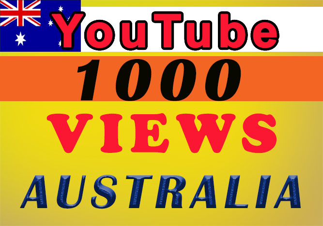 Australia Targeted YouTube video views for $8