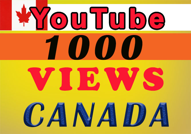 CANADA Targeted YouTube video views with free likes
