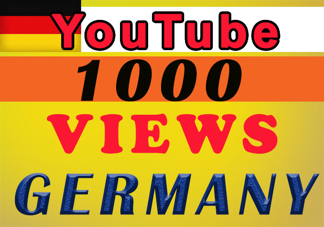 Germany Targeted YouTube video views for $8