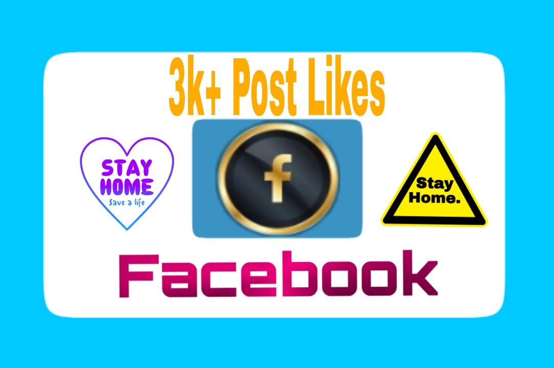 Premium Quality and Organic 3000+ Facebook Post Likes Add Your Facebook Post