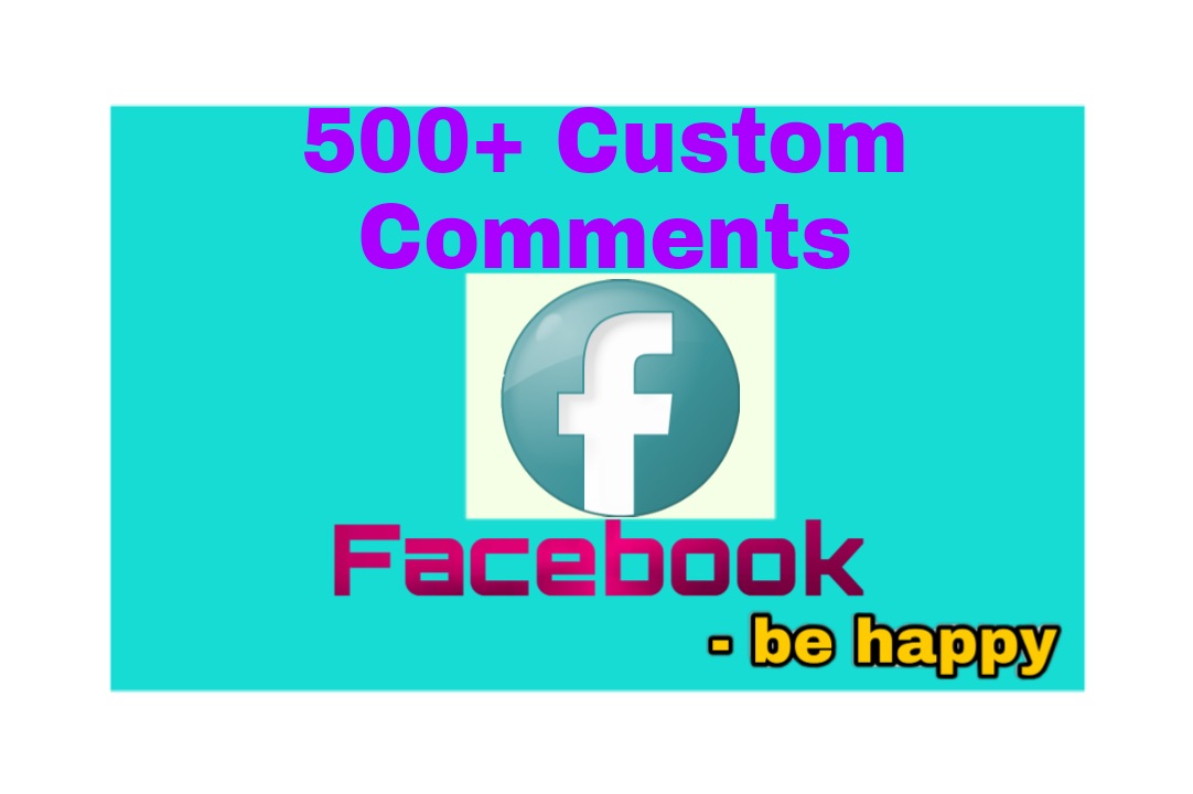 500+ Organic Custom Comments Add Your Facebook Post and Become Popular on Facebook