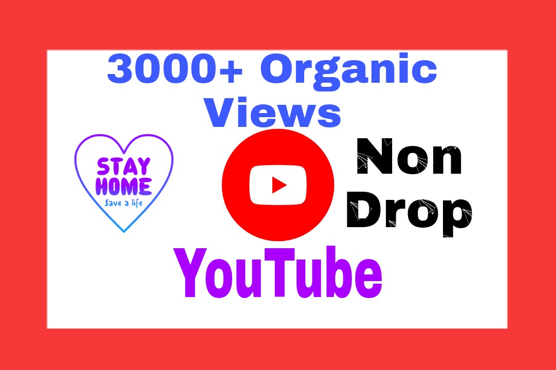 Add 3000+ Premium Quality and Non Drop  Views on Your YouTube Post