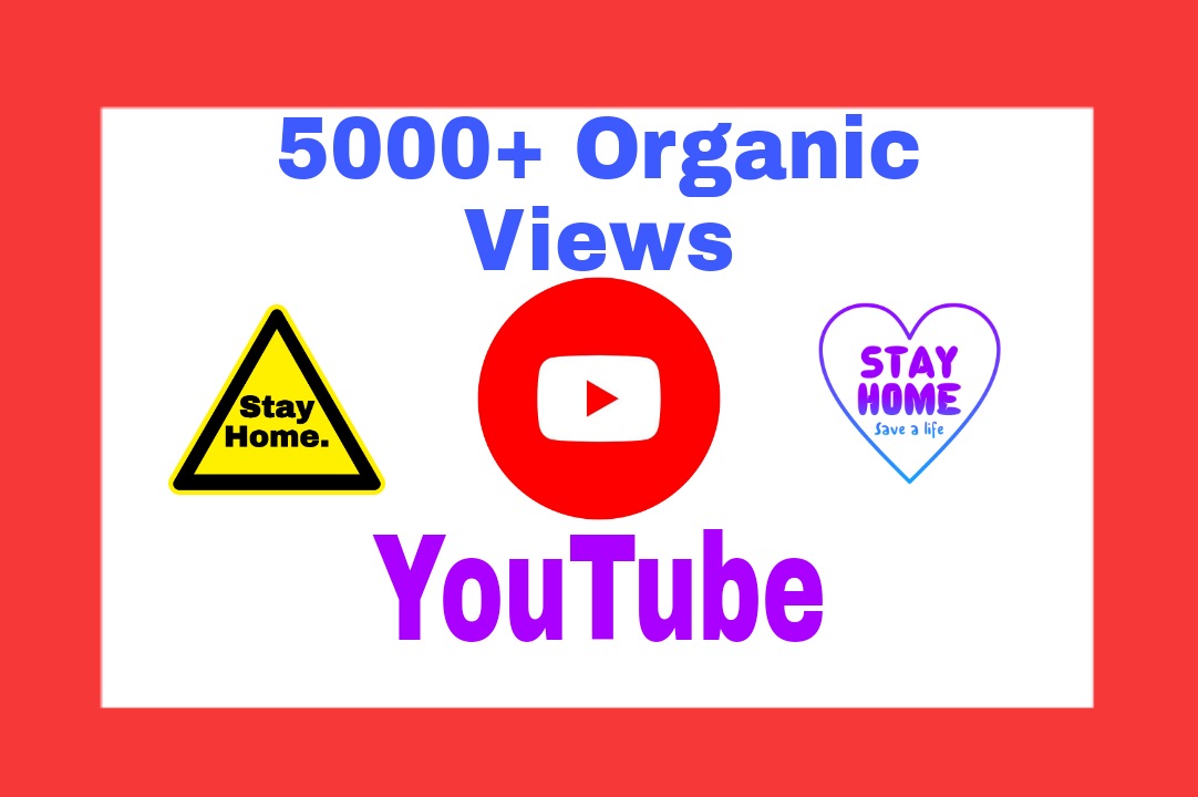 5000+ Organic and Non Drop Views Add Your YouTube Post