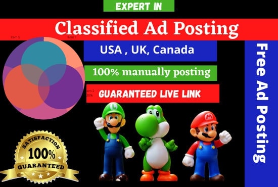 I will do classified ad posting in USA classified sites