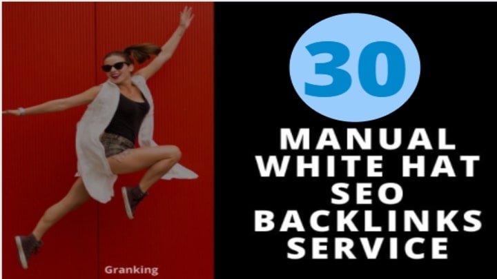 I will create manual white hat seo backlinks service