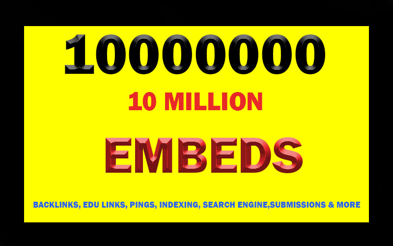 10 Million YouTube Video Embeds