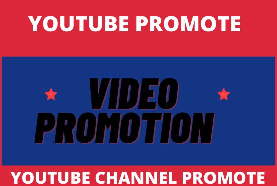 I will do promote your youtube videos