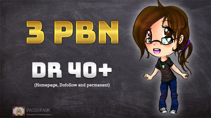 We build 3 PBN Permanent Dofollow homepage Backlinks DR 40+
